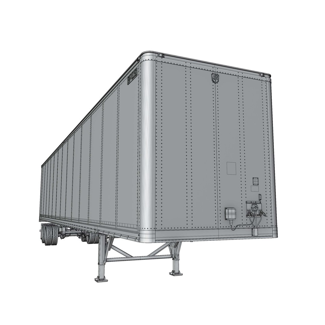 3D Atro 53FT Dry Van Model - TurboSquid 2238066
