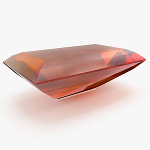 Baguette Cut Amber