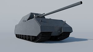 Panzerkampfwagen VIII Maus - German WWII Tank 3D model