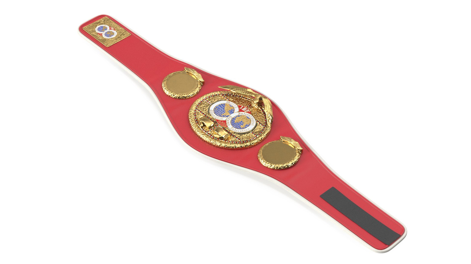 International Boxing Federation Belt whithout Fur 3D model preview