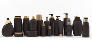 Cosmetic Bottle Collection 3D model