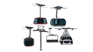 Ski lift gondola collection