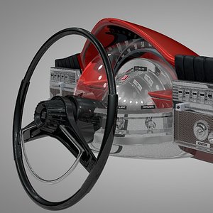 chrysler 300 sport dashboard 3D model