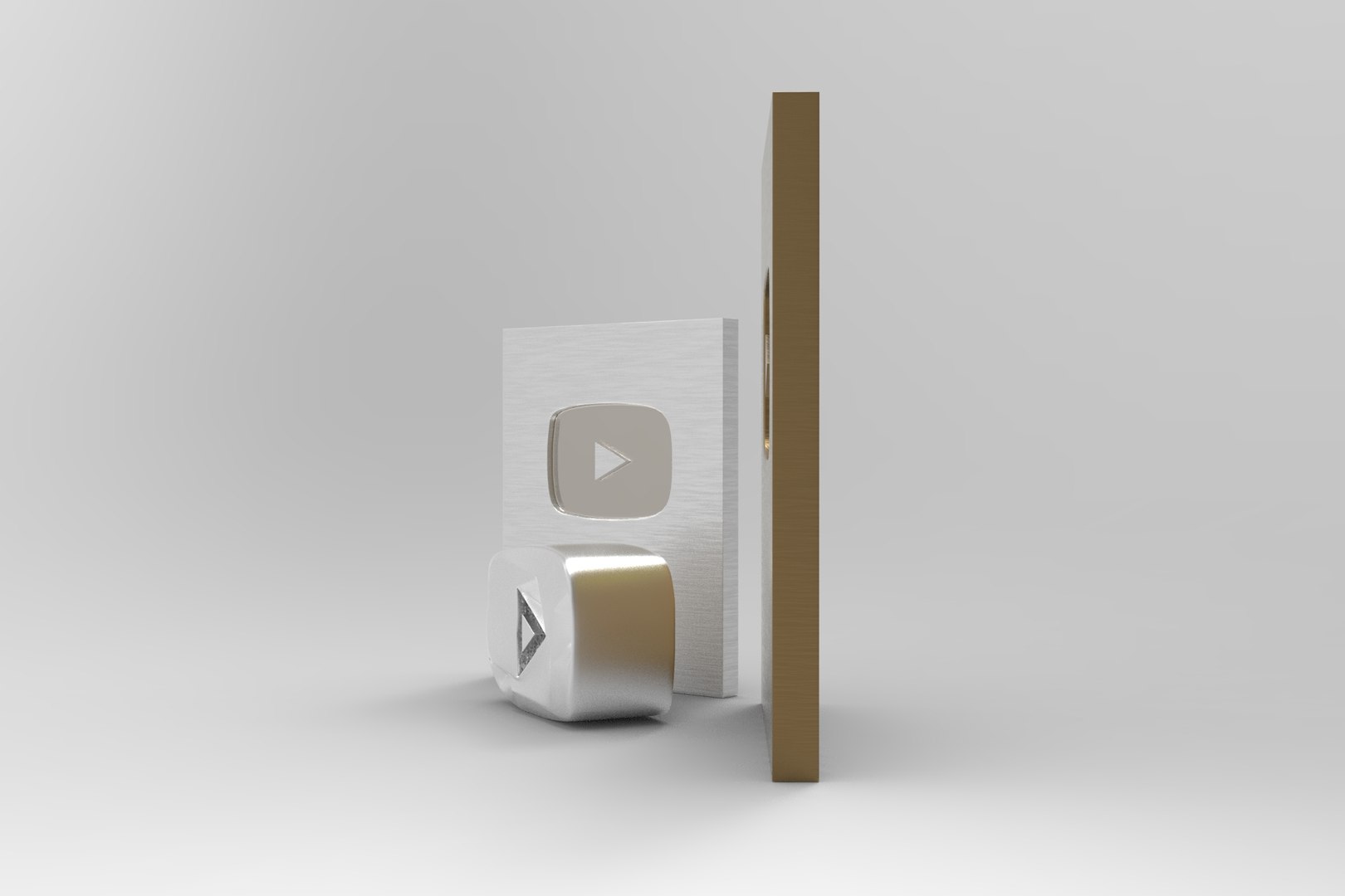 Youtube Plate Awards Model - TurboSquid 1825438