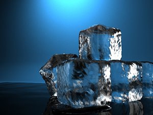 3d model ice cube