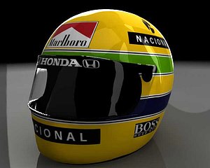 Ayrton Senna Helmet (Capacete)