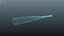 Baseball bat aluminum Free low-poly