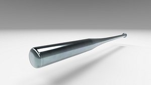 Baseball bat aluminum Free low-poly