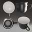 realistic coffee cup 3D model