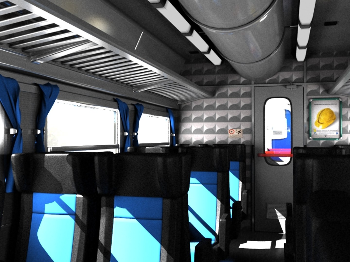 - Train Interior Scene Max