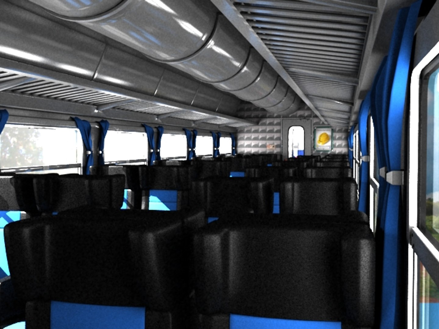 - Train Interior Scene Max