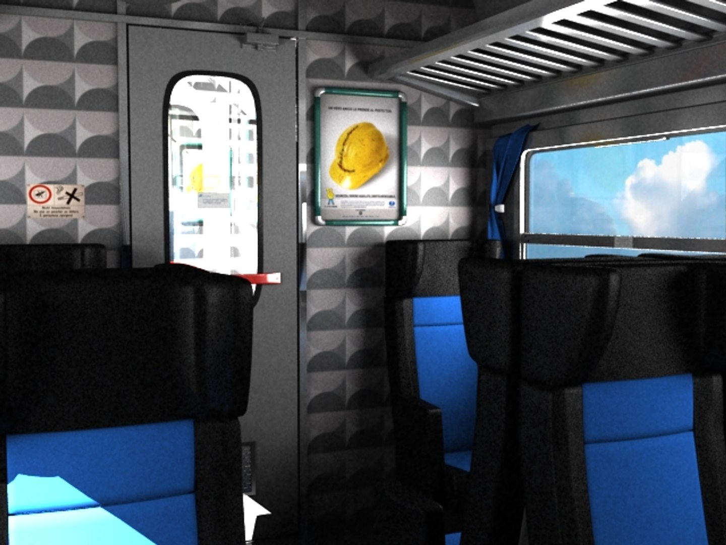 - Train Interior Scene Max