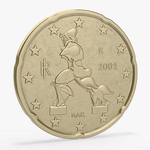20 Cent Euro Coin 3D Models for Download
