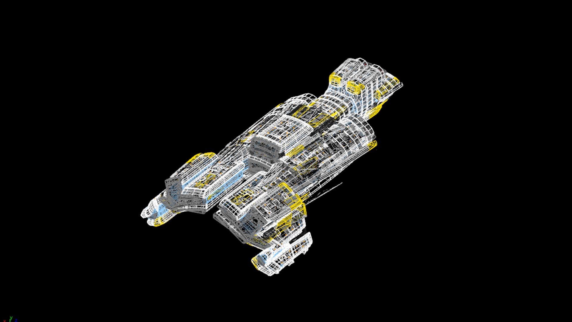 3D Lowpoly Sci Fi Spaceship Space Craft Air Vehicle 28 Model ...