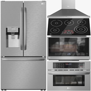 3D LG Appliance Collection 01 model
