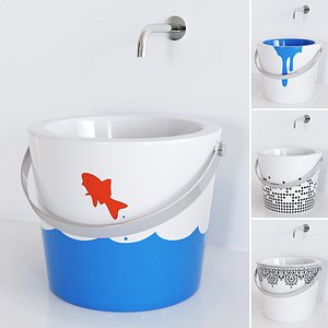 Washbasin Scarabeo Ceramiche Bucket art.8803