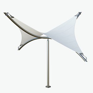 Tensile Shade Structures 3D model