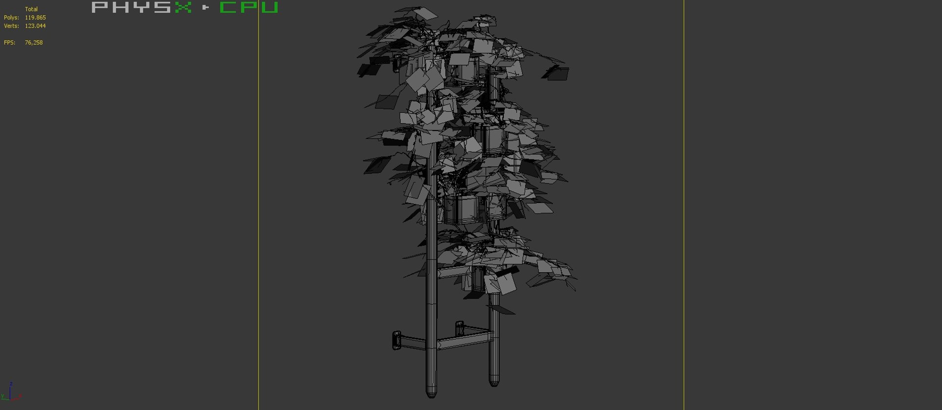 3d Model Satsumas Flower Bed