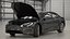 3D Electric Liftback Sedan Rigged