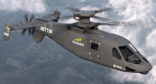 Sikorsky s97 raider 3D model - TurboSquid 1407066