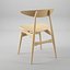 CH33 Hans J. Wegner Cadeira - Assento de Madeira