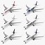 Boeing 767-300ER Airlines Set