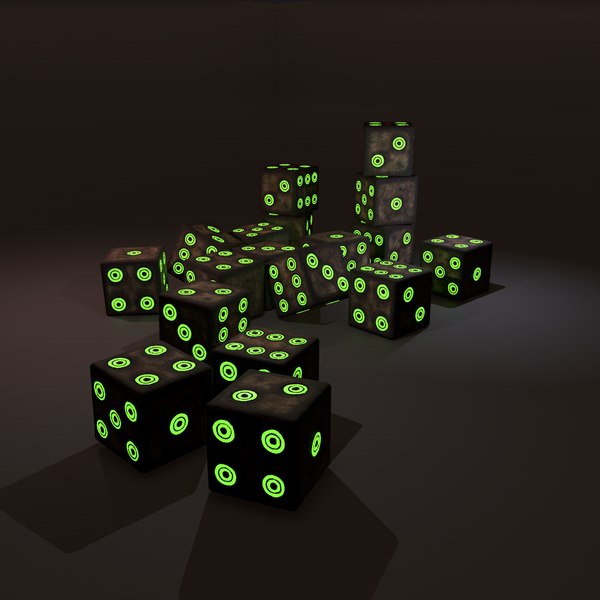 Colors dice model - TurboSquid 1406890