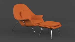 Womb Chair and Ottoman