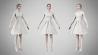 Dress 33 Abstract Pebble Repeat