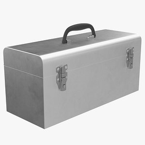 Sturdy Toolbox Metallic