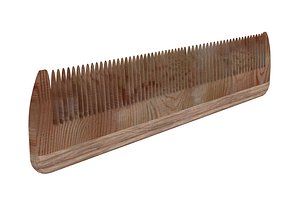 3D wooden comb