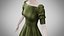 Dress 50 Olive Green Velvet