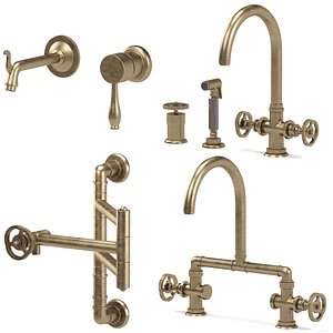 3D model OFFICINE GULLO kitchen faucets collection