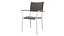 Ratana NEW ROMA STACKING ARM CHAIR  ALUMINIUM ARMREST