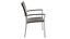 Ratana NEW ROMA STACKING ARM CHAIR  ALUMINIUM ARMREST