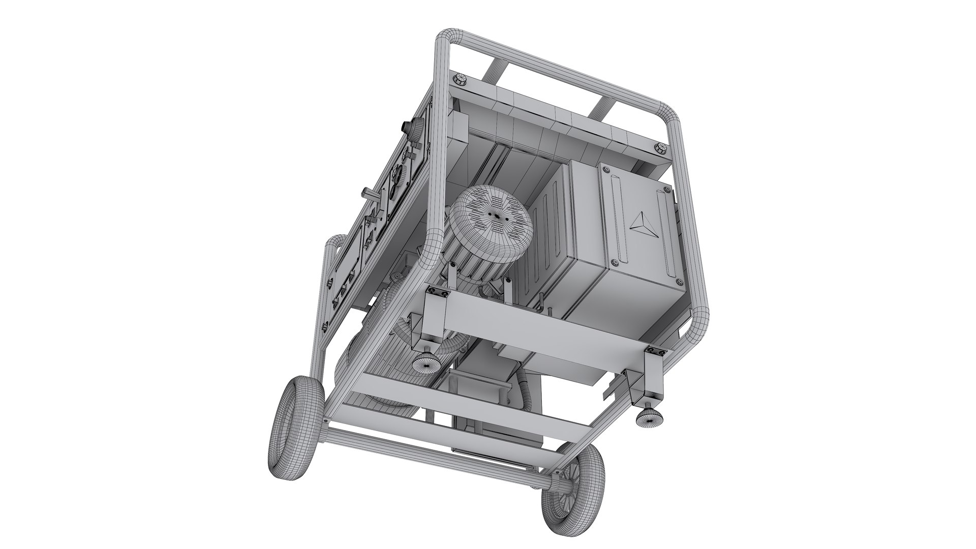 Portable Commercial Generator Model - TurboSquid 2395648