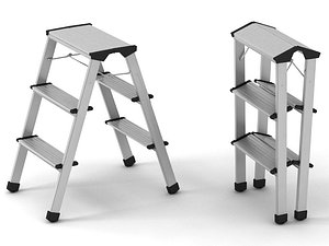 3d model ladder step