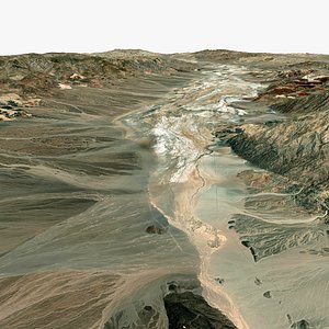 3D model Death Valley National Park States of California and Nevada United States
