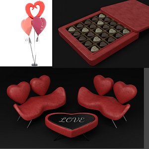 Valentines Day Collection 3D