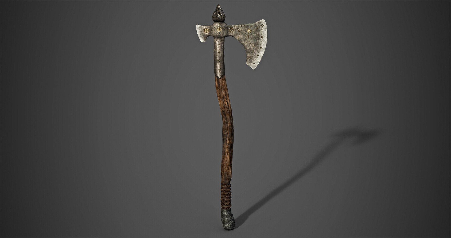 3D Model Handed Medieval Axe - TurboSquid 1480003