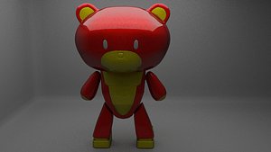 3D petite bear guy