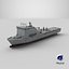 3D model RFA Cardigan Bay Landing Ship