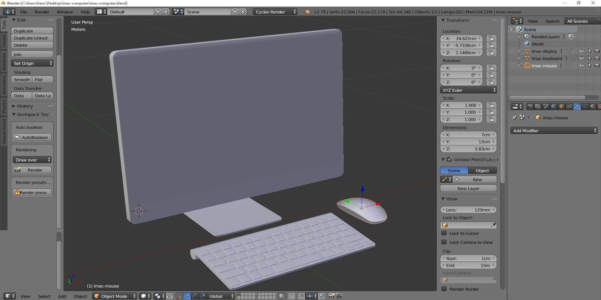 Imac Computer 3d Model