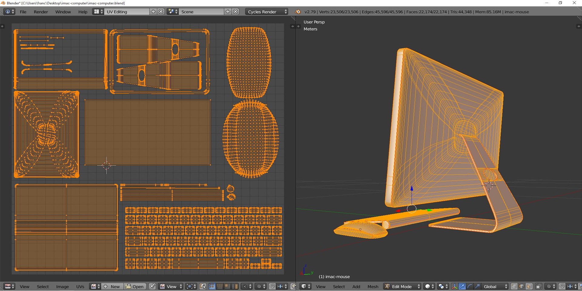 Imac Computer 3d Model