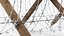 Cheval de Frise Barbed Wire Fence
