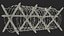 Cheval de Frise Barbed Wire Fence