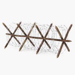 Cheval de Frise Barbed Wire Fence