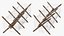Cheval de Frise Barbed Wire Fence