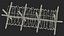 Cheval de Frise Barbed Wire Fence