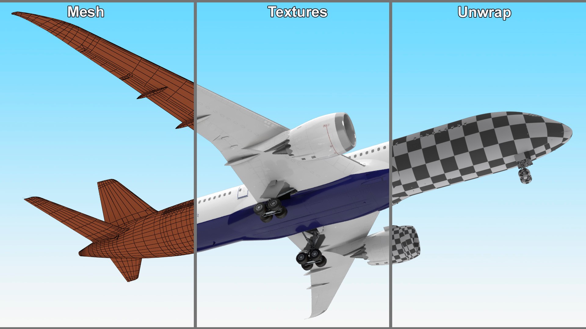 Boeing 787 Dreamliner Aircraft 3D model https://p.turbosquid.com/ts-thumb/Sg/mBHr9x/tV/boeing_787_dreamliner_aircraft_017/jpg/1732462149/1920x1080/fit_q87/040937fabb743f5548d860a58b0b9203d3ddc679/boeing_787_dreamliner_aircraft_017.jpg